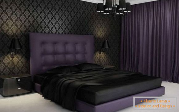 Розкішний дизайн спальні в класичному стилі