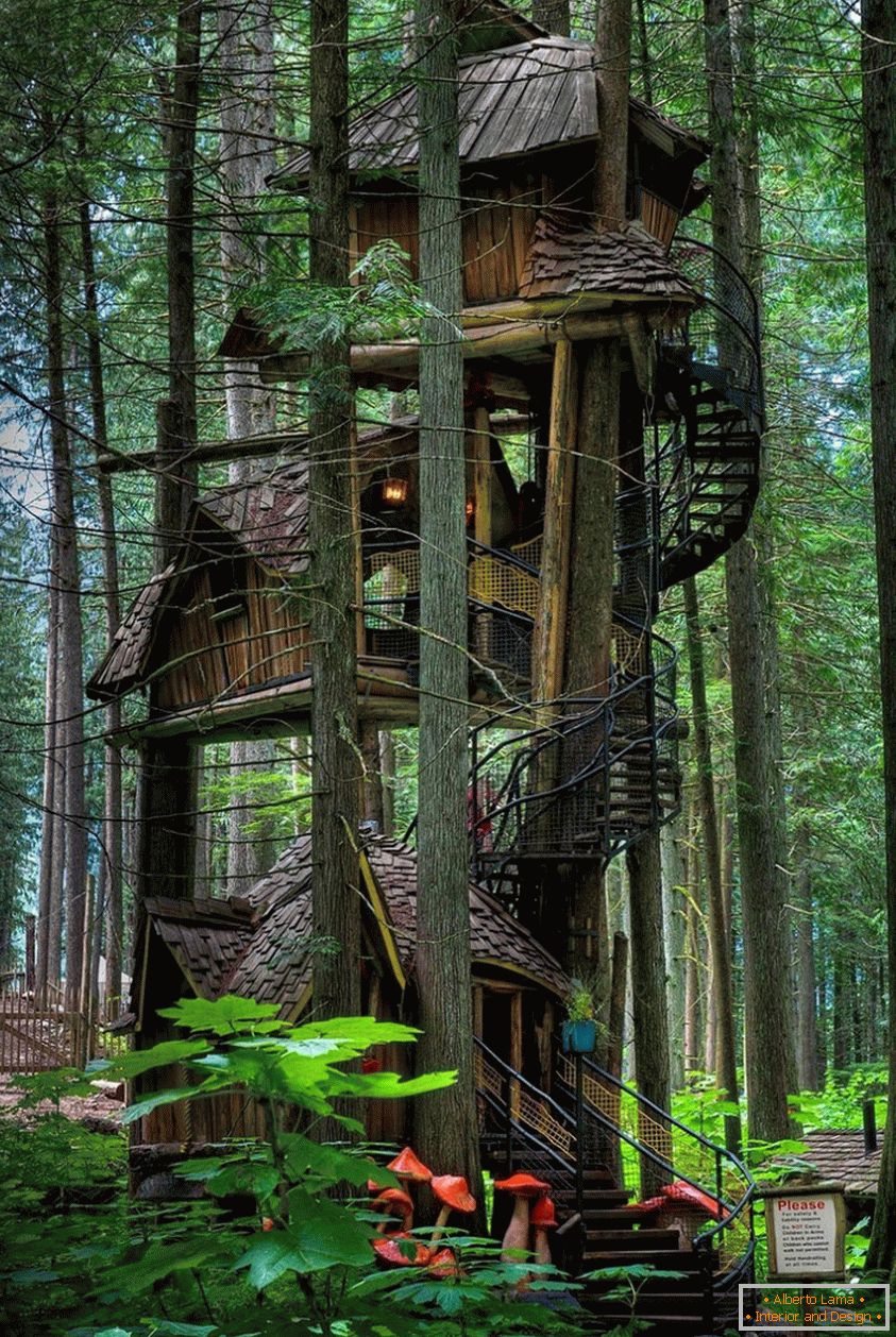Three Story Treehouse (Британська Колумбія, Канада)