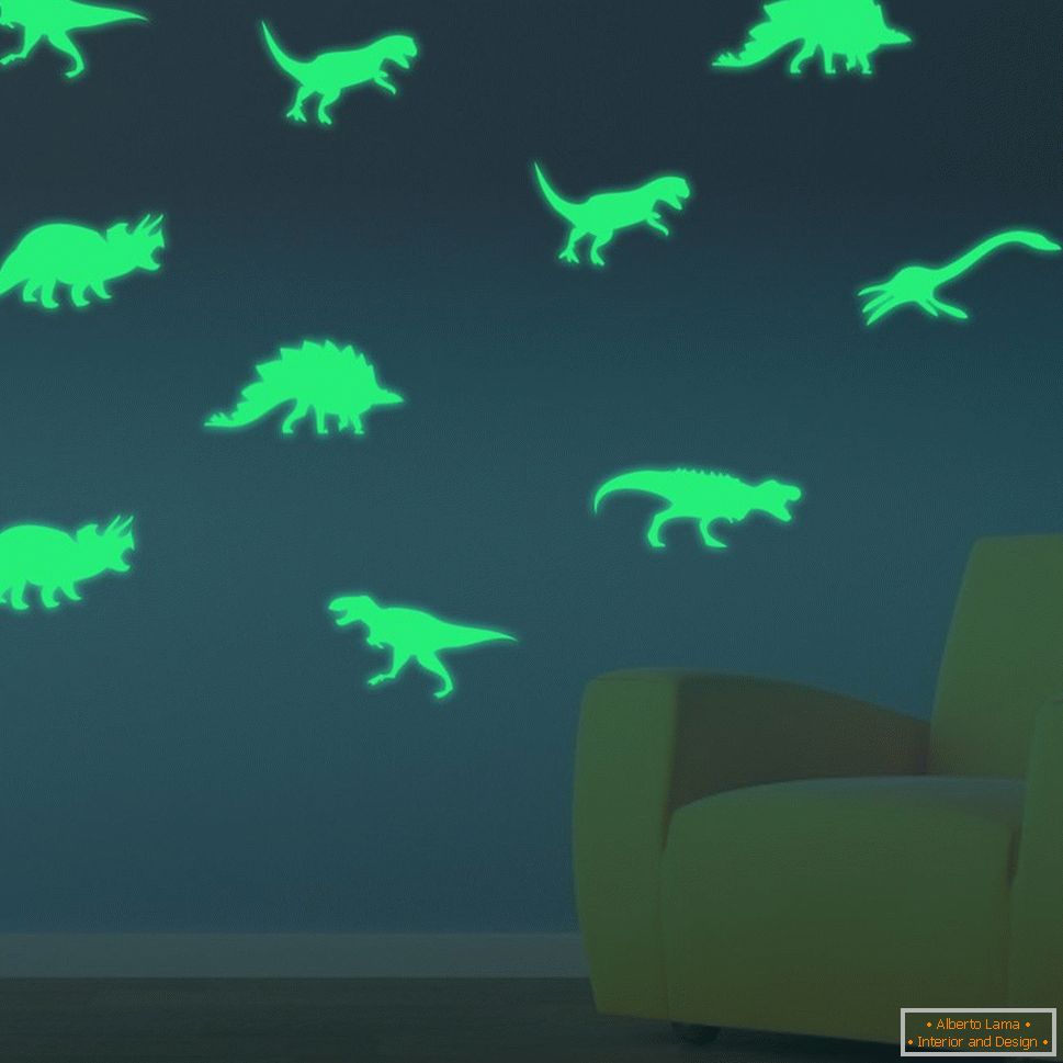 Динозаври на стіні