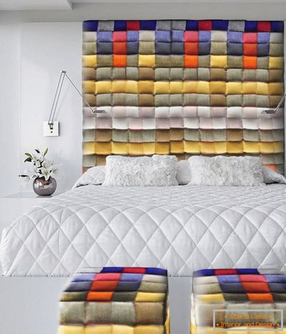 текстильне-ісголовие-для-ліжка-під-стеля