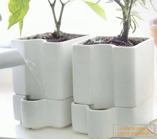 горщик для рослин із глазурованої кераміки SOTCITRON