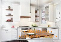 Білий колір в інтер'єрі кухні, переваги і недоліки