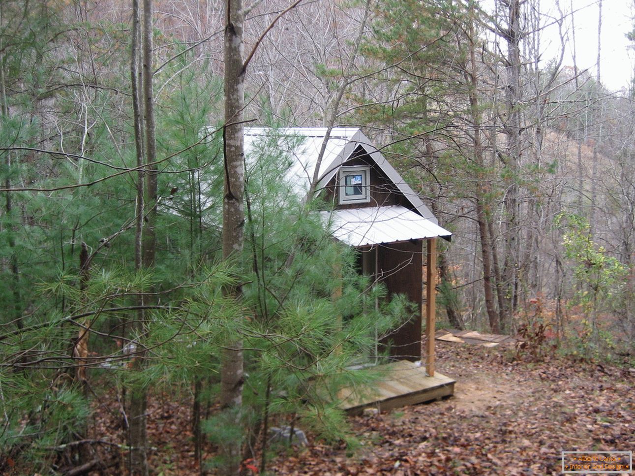 Малогабаритний будинок в лісі