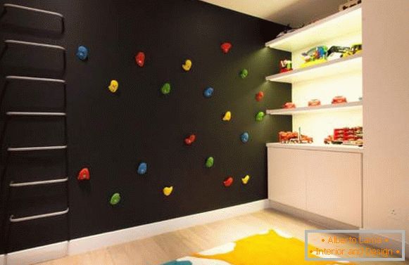 Незвичайне поєднання кольорів в інтер'єрі дитячої кімнати