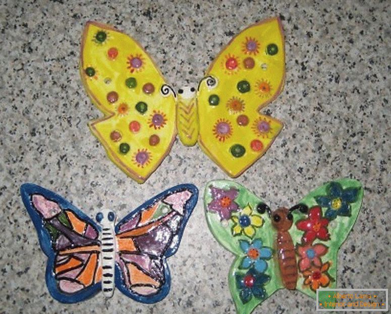Метелики з полімерної глини