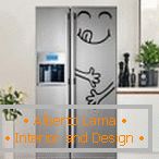 Кумедний дизайн холодильника