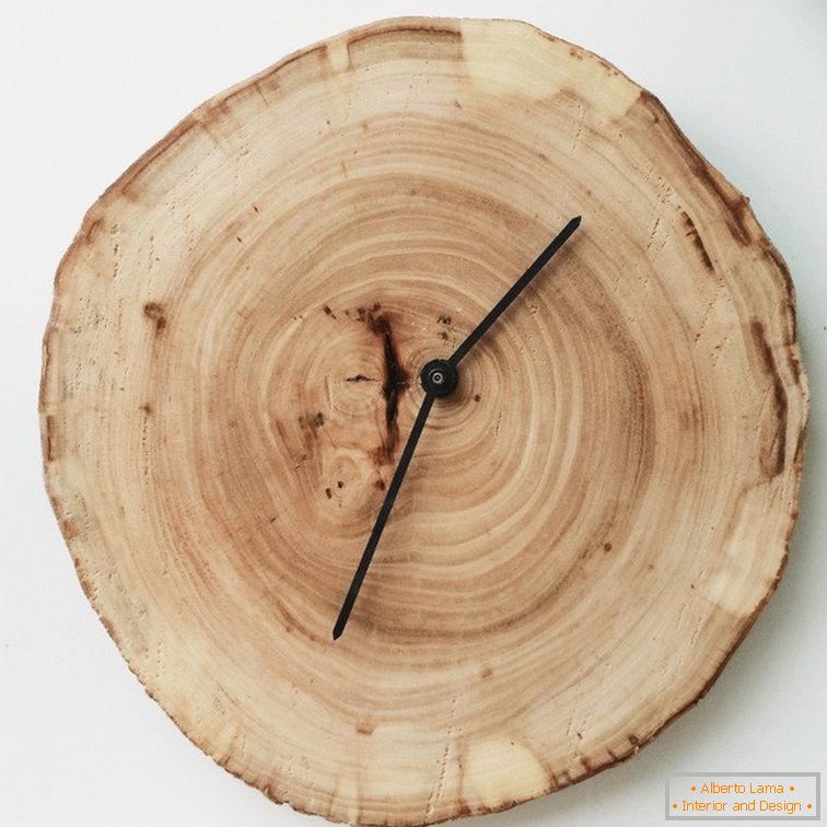 Циферблат для настінного годинника з дерева