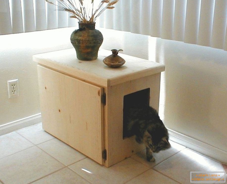 Будиночок для котів з ящиків