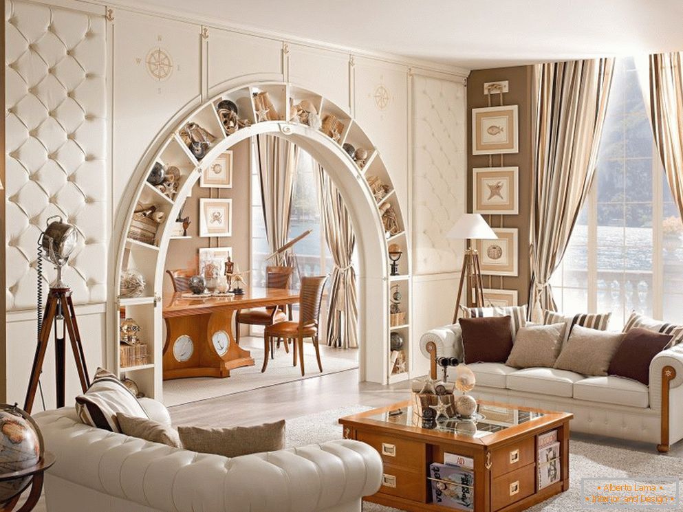Поєднання арки зі стилем кімнати