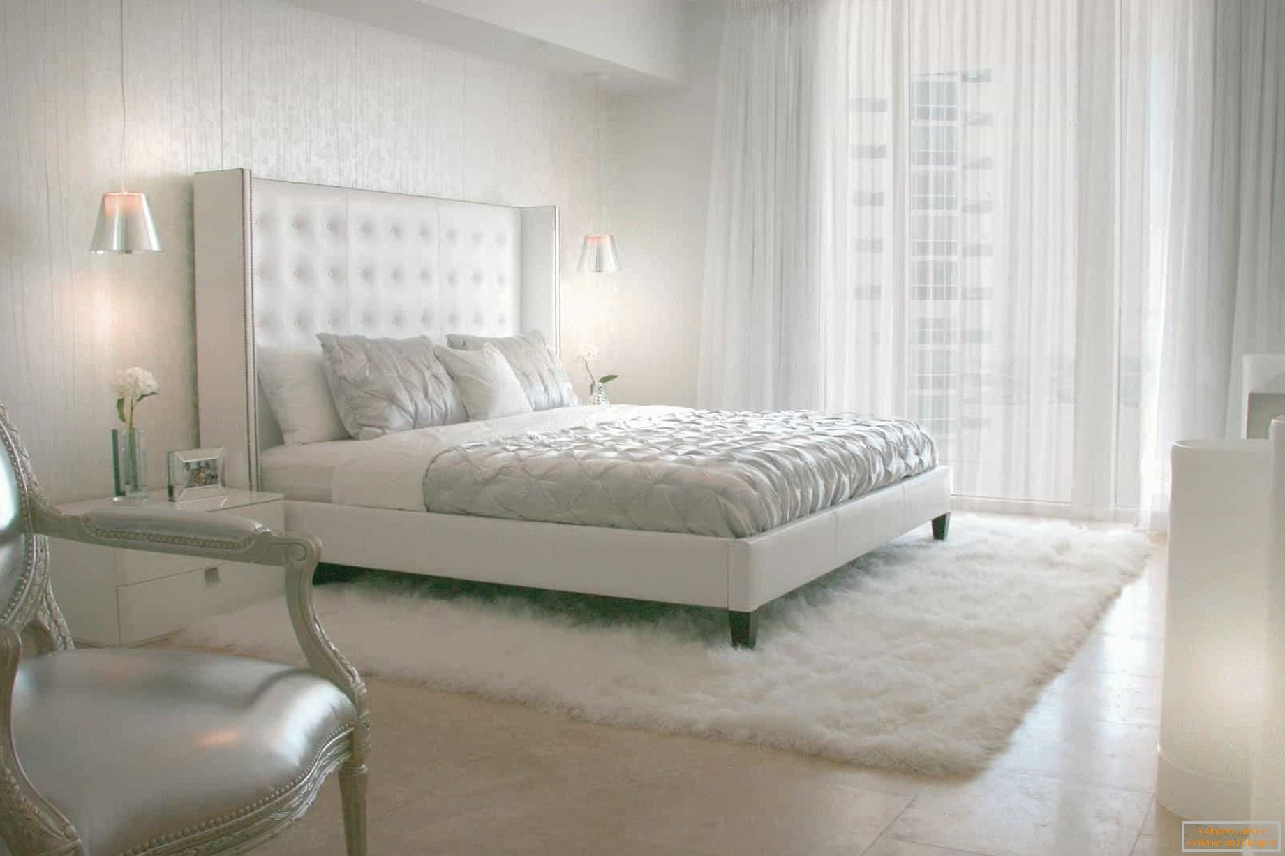 меблі и фурнитура в одном стиле для классической спальни