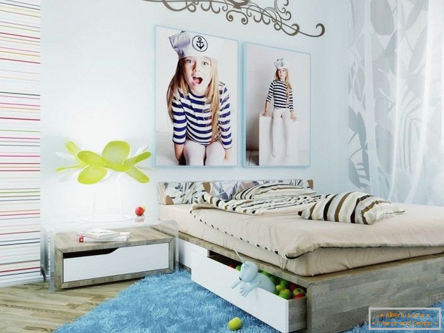 Красива спальня для дівчинки
