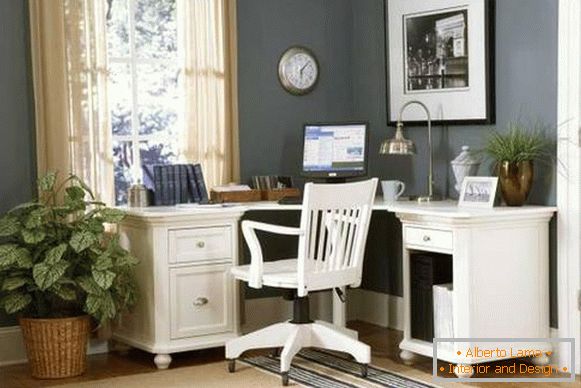 дизайн кабінету в квартирі в сучасному стилі, фото 19