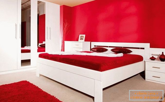 дизайн червоною спальні, фото 12
