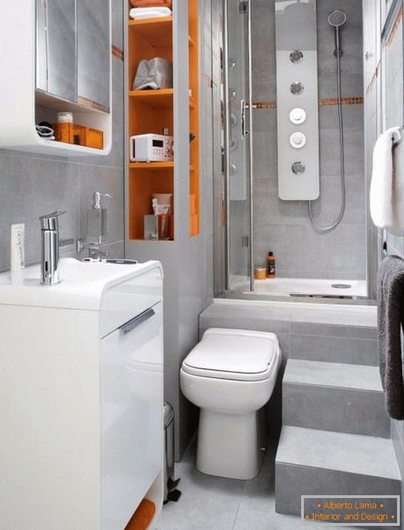 дизайн ванної в маленьких квартирах