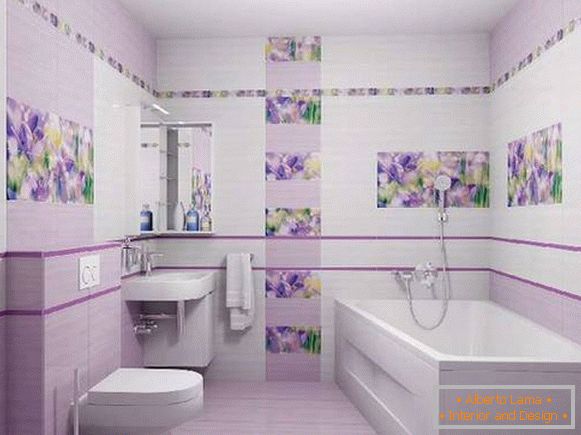 Дизайн плитки в туалете, фото 8
