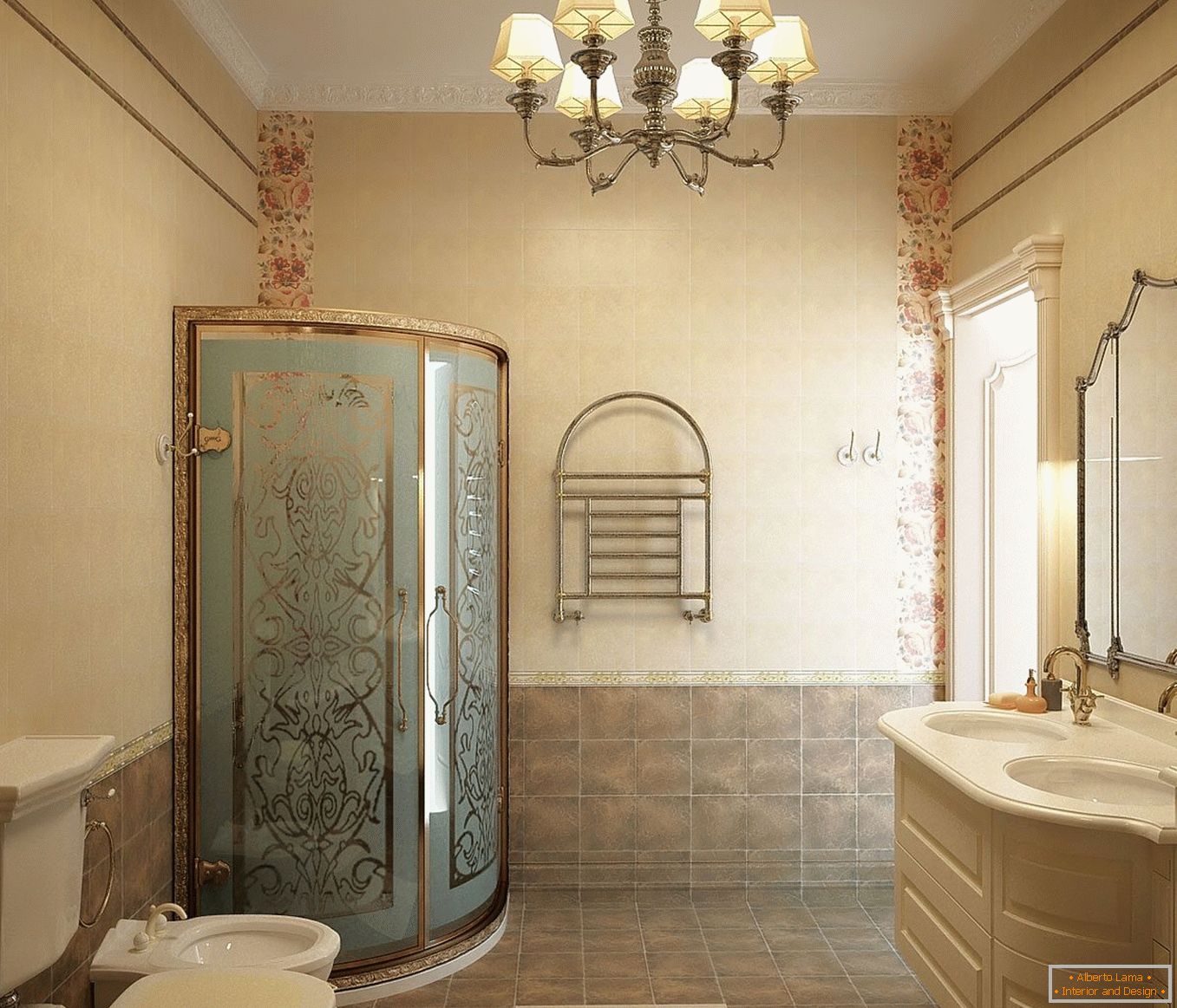 Ванна кімната в класичному стилі