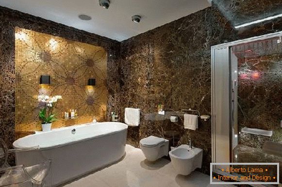 дизайн маленької ванної кімнати поєднаної з туалетом, фото 33