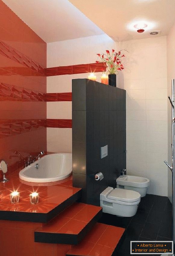 дизайн ванної кімнати з туалетом і пральною машиною, фото 44