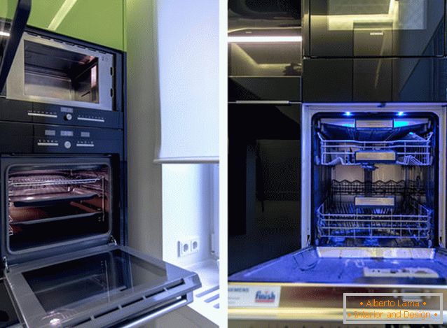 Сучасна духовка і посудомийна машинка