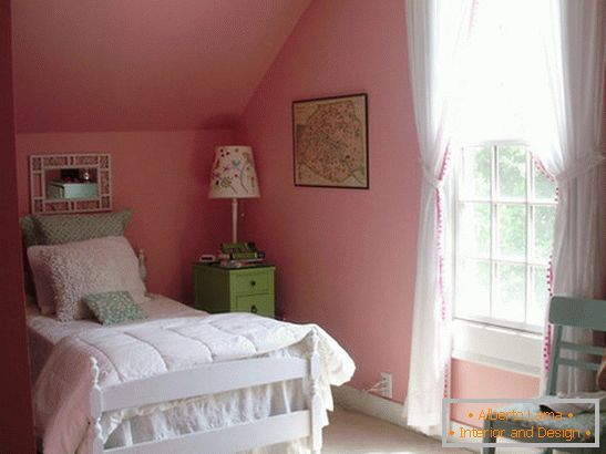Оформлення спальні в одному кольорі
