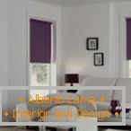 Римські штори фіолетового кольору