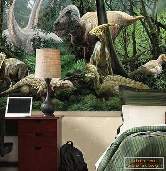 фотошпалери динозаври в дитячу, фото 45