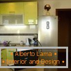 Кухонні меблі з фасадом лимонного кольору