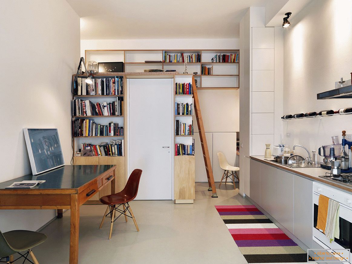Ідея інтер'єру кухні для маленьких квартир
