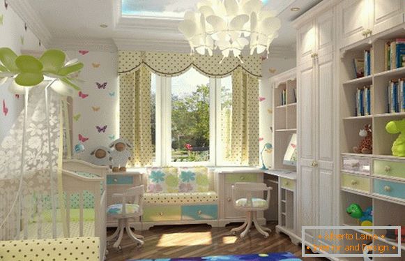 Інтер'єр дитячої кімнати в стилі прованс, фото 26
