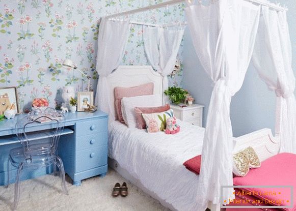 дитячі спальні для дівчинки інтер'єр