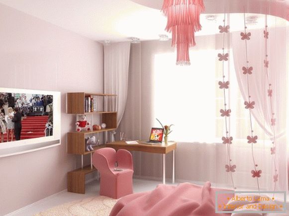 інтер'єр спальні для дівчинки підлітка фото