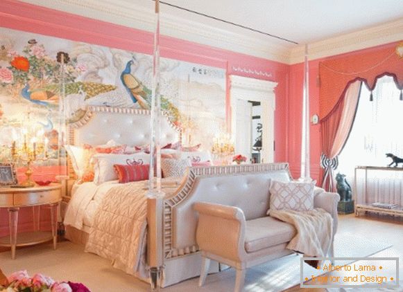 роскошный інтер'єр дитячої спальні для девочки в классическом стиле