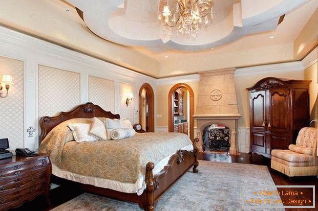 спальня в стилі класика дизайн