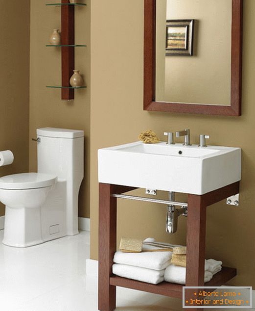 Туалетний столик DecoLav's Infusion в дизайні маленької ванної