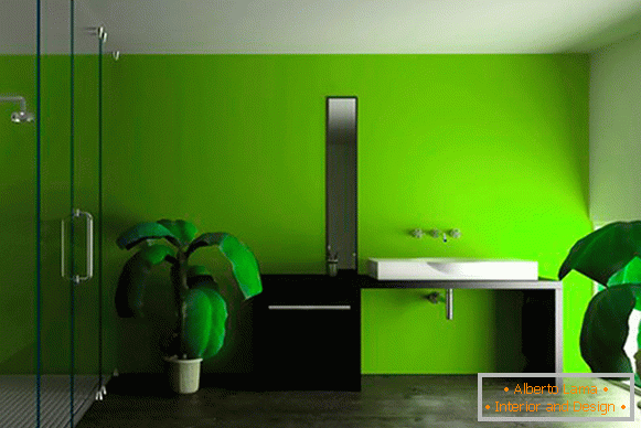Силіконова фарбування стін в квартирі - дизайн фото вітальні