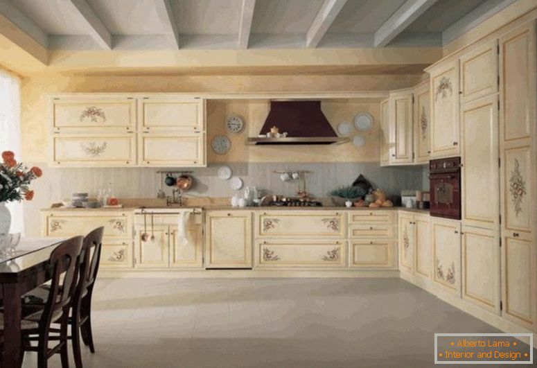 Чарівна дерев'яна гардеробна для кухня design_flower-vase-the-top_wooden-ceiling-along_dining-table-jpg