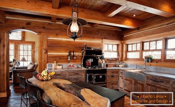 дерев'яні кухні фото 7