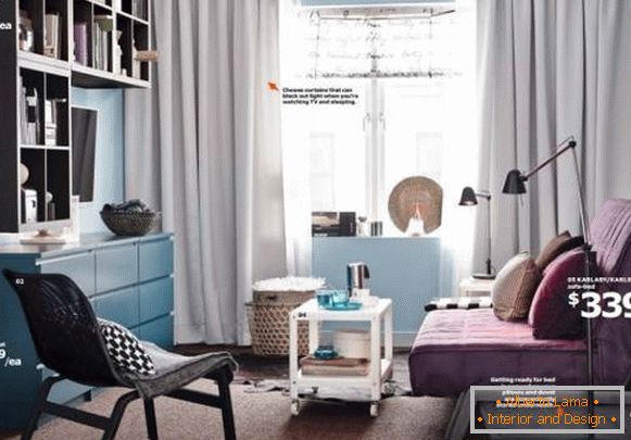 Меблі IKEA 2015 маленької вітальні