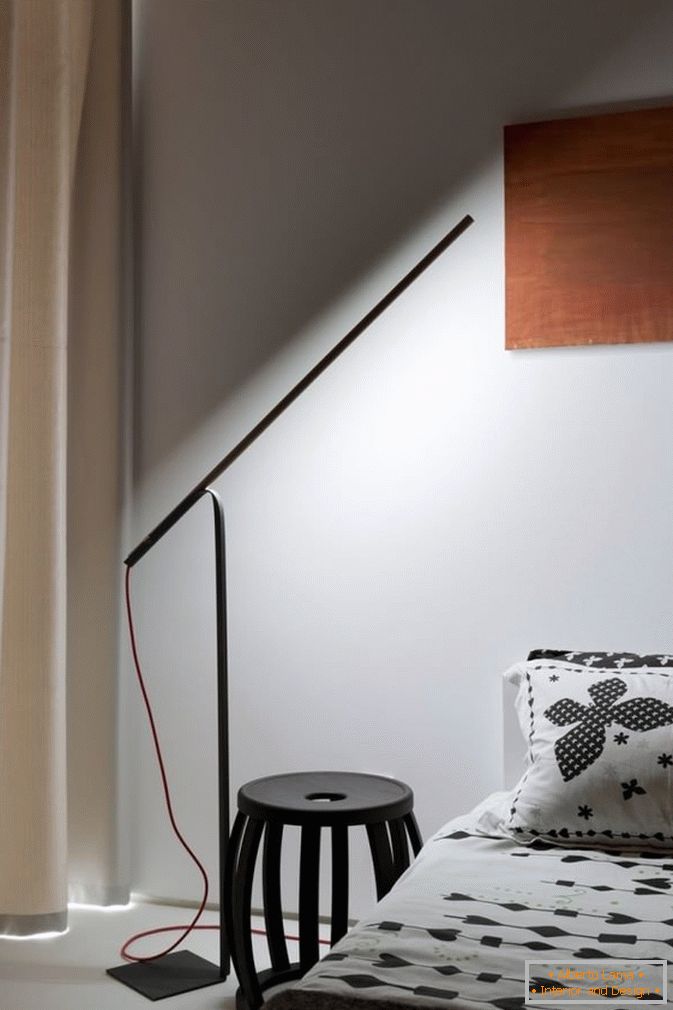 Освітлення в спальні малогабаритної двокімнатної квартири в Києві