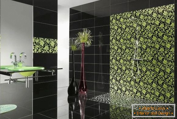 Дизайн ванної кімнати 2015: плитка для ванної