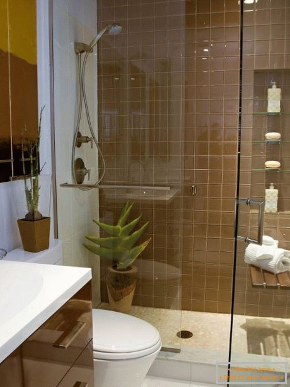 Дизайн маленької ванної кімнати 2015