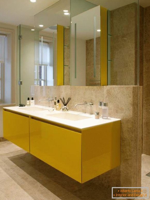 Меблі для ванної в стилі мінімалізм