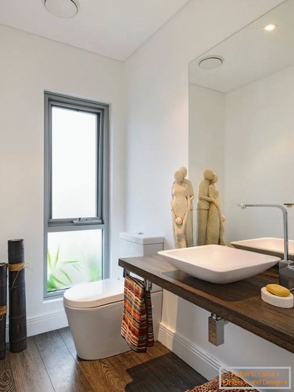 Ванна кімната в східному стилі з мінімалізмом