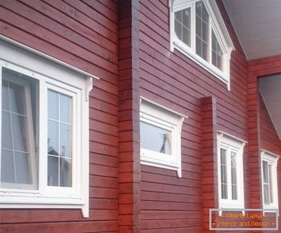 Фінські лиштви на вікна в дерев'яному будинку, фото 18