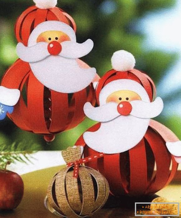 красиві новорічні іграшки своїми руками з паперу, фото 26