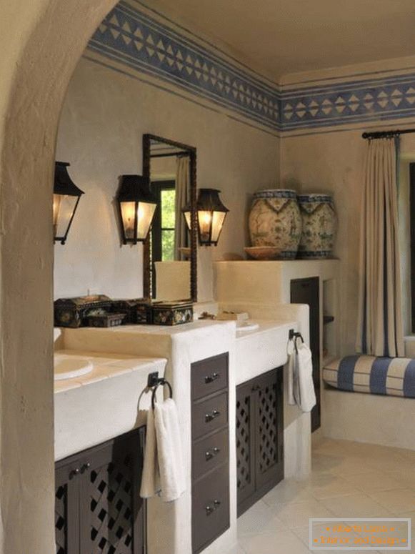 Старовинний дизайн ванної в стилі прованс фото