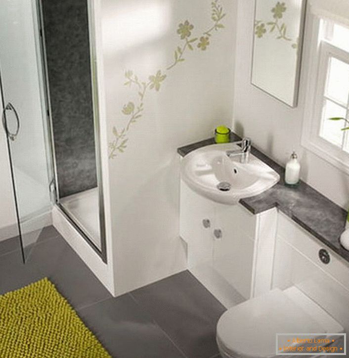Стильна душова кабіна в невеликому санвузлі стане відмінною альтернативою традиційної ванні. 