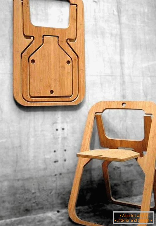 Розкладний стілець від дизайнера Christian Desile, Франція