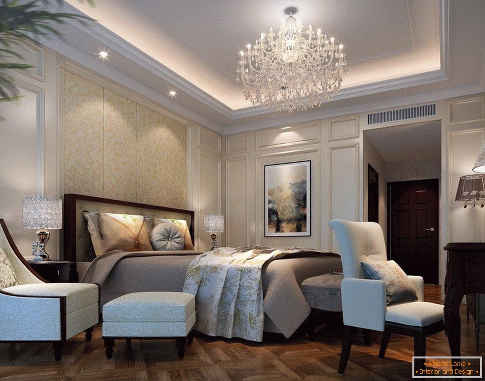 Спальня в стилі класицизм