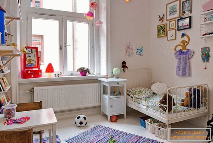 скандинавський стиль дитячої кімнати